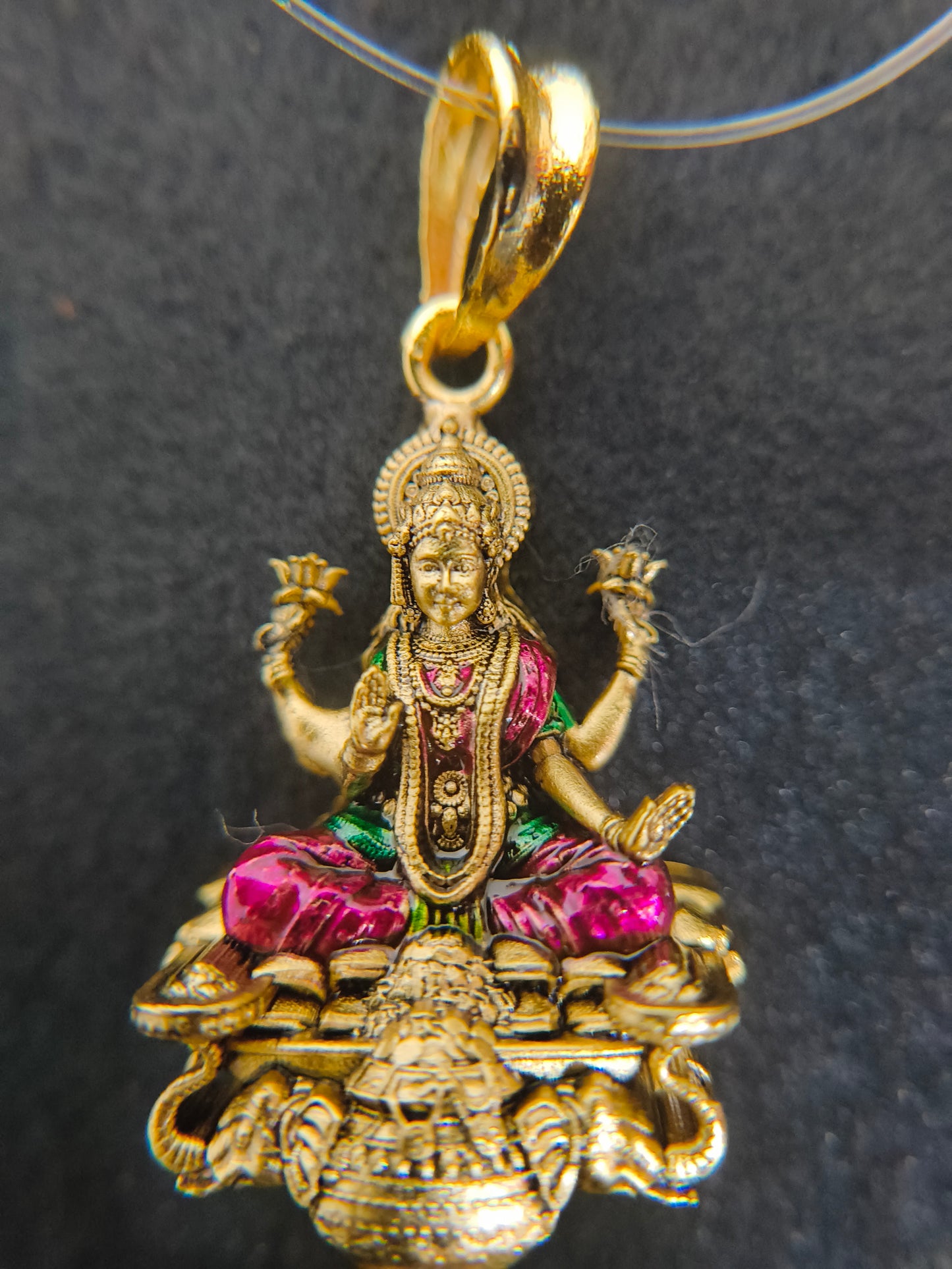 Lakshmi devi antique pendant