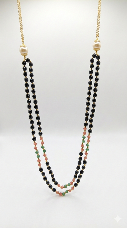 Black beads combo.