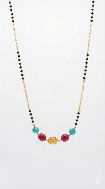 Black beads combo.