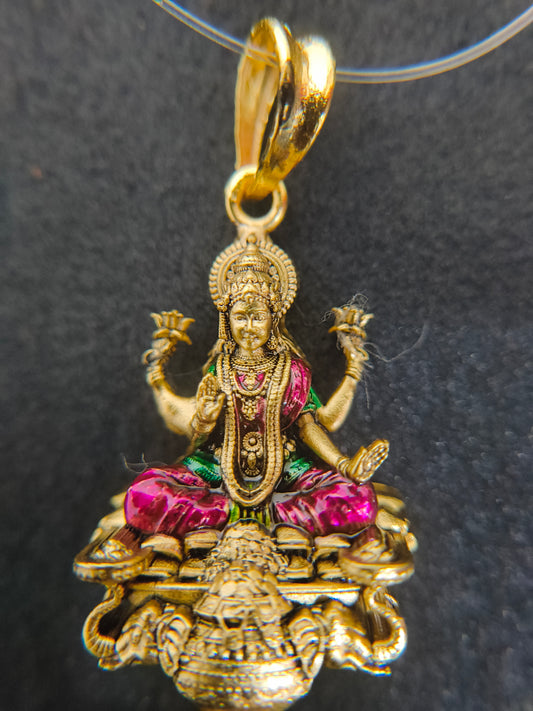 Lakshmi devi antique pendant